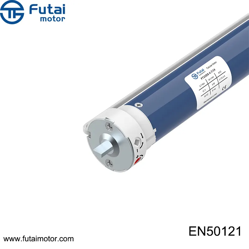 EN50121 Motor de persianas de rodillos ferroviarios aprobados